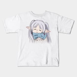 Cute Frieren Expression Kids T-Shirt